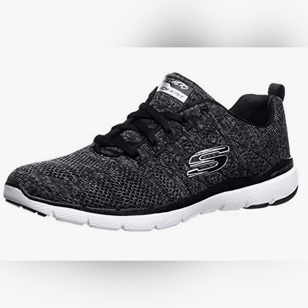 Skechers | Women's Air-Cooled Memory Foam Knit Athletic Sneakers | Size. 8.5 | - Picture 4 of 16